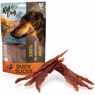 Kid Dog Super Premium 100% Kačacie prsia prúžky 80 g