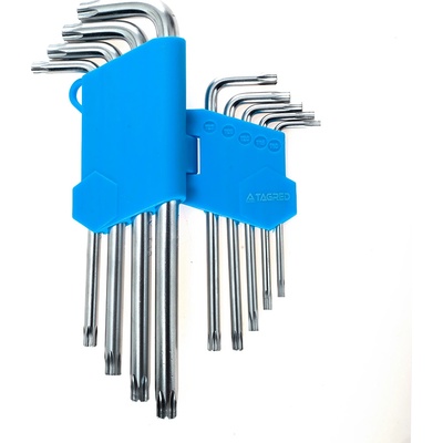 Tagred Torx l-тип шестограмни ключове с t10 до t50 гнезда, 9 бр. ta1045 (ta1045)
