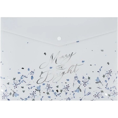 Папка джоб с копче Axent А4+ Flower Symphony-1 (1303083-1495-44-А)