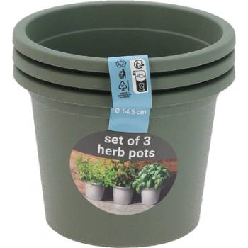 Image 1 of САКСИИ y54202070 Ø15см Т. ЗЕЛЕНО К-КТ 3бр (y54202070)