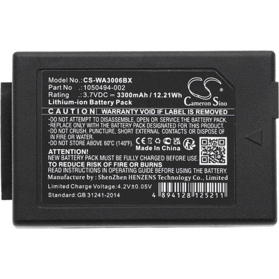 Cameron sino Батерия за баркод скенер ZEBRA/ TEKLOGIX/ MOTOROLA WorkAbout Pro 4 LiIon 3.7V 3300mAh Cameron Sino (CS-WA3006BX)