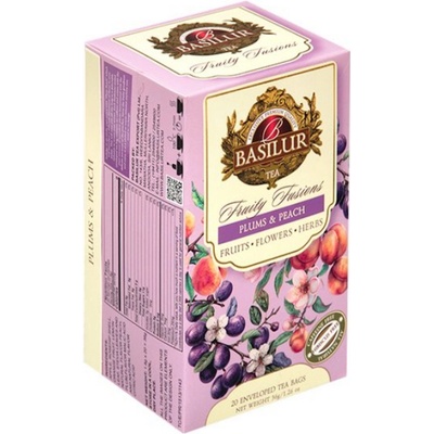 Basilur Without Hibiscus Plums & Peach přebal 20 x 1,8 g