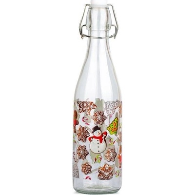 TORO Sklenená fľaša s patentným uzáverom 500ml