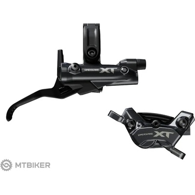 Shimano Deore XT BL-M8200/BR-M8220 hydr. zadná brzda, 4-piest, Post Mount, had. 1 700 mm + platničky P03A