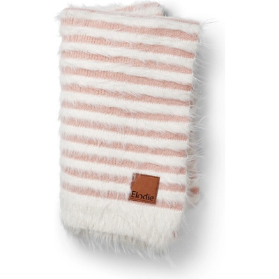 Elodie Details Deka pletená Furry Knit Powder Pink