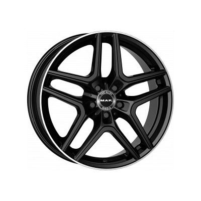 MAK AURUM 8x19 5x112 ET40 gloss black mirror ring