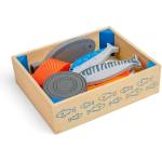 Bigjigs Toys - Дървен детски комплект за готвене - Рибни продукти