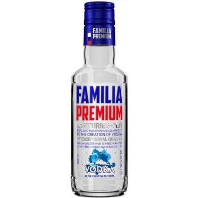 Familia Premium Vodka 38% 0,2 l (čistá fľaša)
