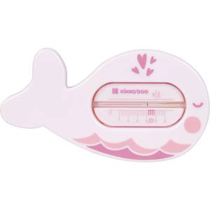 KikkaBoo Термометър за вода Whale Pink
