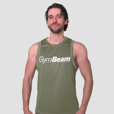 GymBeam Мъжки потник Mesh Essence Green XL