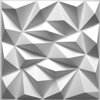Impol Trade 3D PVC DIAMANT D098W malý biely 500 x 500 mm 1ks