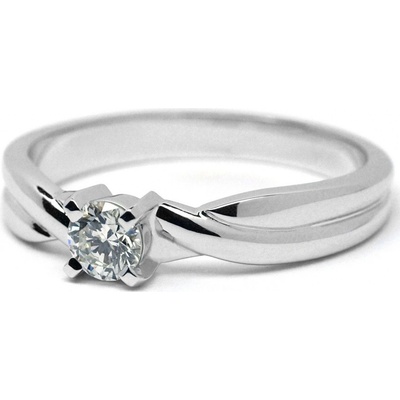 Klenoty Budín Luxusní diamantový zásnubní prsten s diamantem libovolná J 28844 17