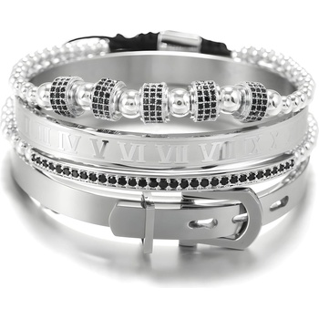 HARAHU Комплект гривни wr-17791 - Сребриста kp17791 (wr-17791)