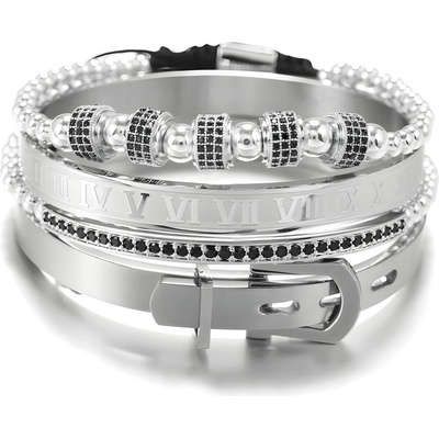 HARAHU Комплект гривни wr-17791 - Сребриста kp17791 (wr-17791)