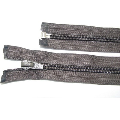 Zips špirála deliteľný 5mm - dĺžka 50cm, farba tmavo hnedý