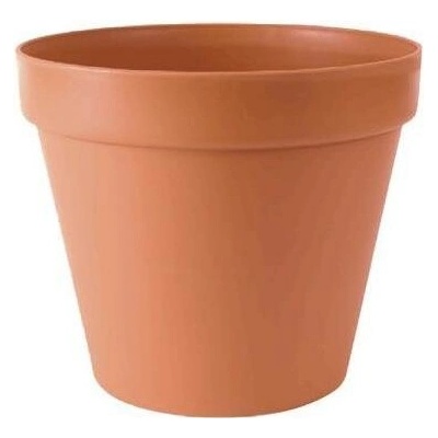 PROSPERPLAST Kvetináč GLINKA 30, 25,5 cm, imitácia hlineného kvetináča, terakota