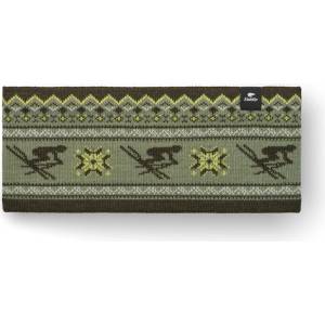 Eisbär Лента за глава Eisbär Retroski Headband - Outdoorgr / Misty Forest / White - размер One Size (904-5487-0411)