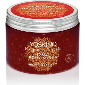 Yoskine Yoskine, Happiness Rituals, Ginger, Peeling, Body Scrub, 300 ml