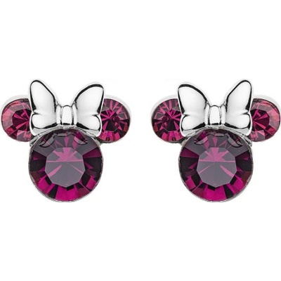DISNEY strieborné náušnice Minnie ES00013SFEBL.CS