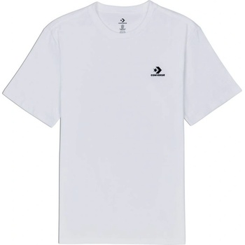 Converse Embroidered star chevron left chest tee 10020224-A01 bílá