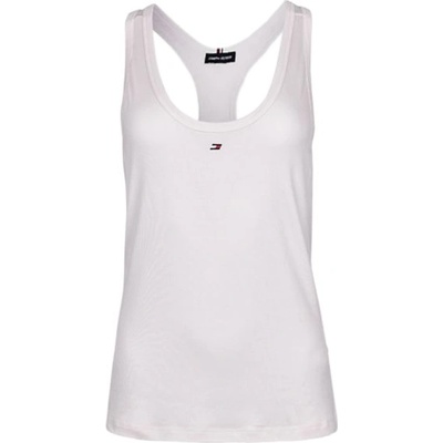 Tommy Hilfiger Дамски топ Tommy Hilfiger Sport Raceback Slim Fit Tank Top - Бял