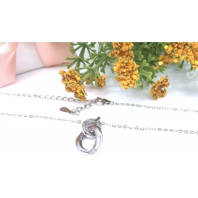 Jan Kos Jewellery Stříbrný řetízek s přívěskem 12105263