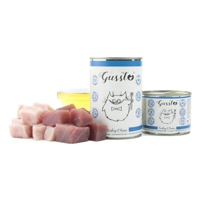 GUSSTO Cat Fresh Turkey&Tuna pre mačku moriak a tuniak 400 g