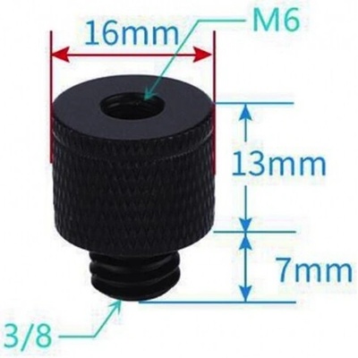 Stablecam M6 Female to 3/8" Male Screw 1DJ6566 – Hledejceny.cz