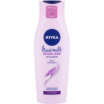Nivea Hair Milk Shine 400 ml шампоан за блясък на косата за жени