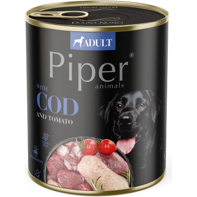 Adult Dog - Пълноценна консервирана храна за израснали кучета с месо от риба треска и домати, 800гр