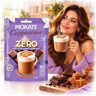 Mokate Cappuccino Čokoláda a karamel zero 20 g
