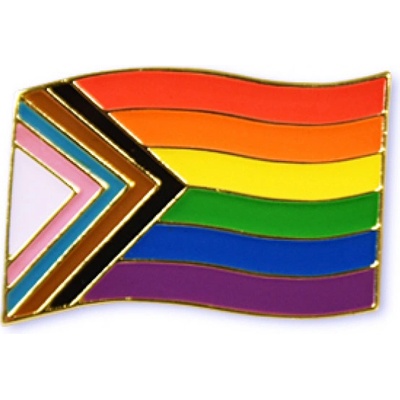 Odznak (pins) 20mm dúhová vlajka LGBT Pride - farebný