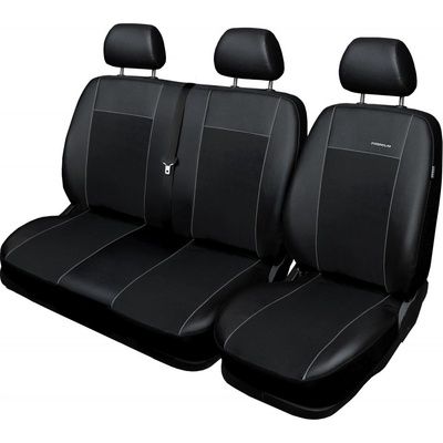 Autopotah Automega Volkswagen T6, 1+2, 3 místný, 2015, Eco kůže + alcantara černé
