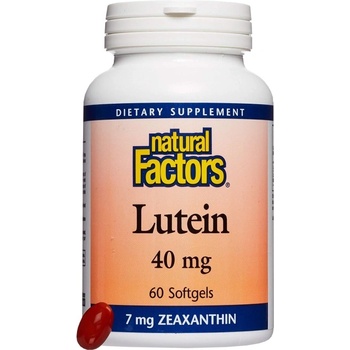 Image 1 of Natural Factors Lutein 40 mg [60 Гел капсули]