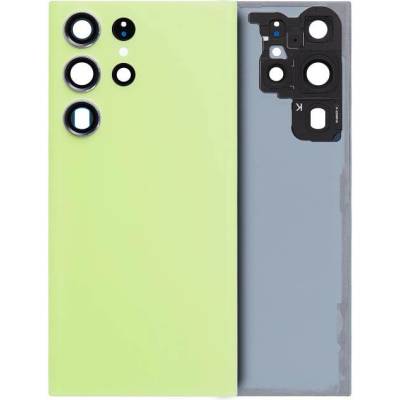 Zadní sklo + čočky fotoaparátu Samsung Galaxy S23 Ultra 5G – limetkové (Aftermarket Plus, bez loga) SAM3701