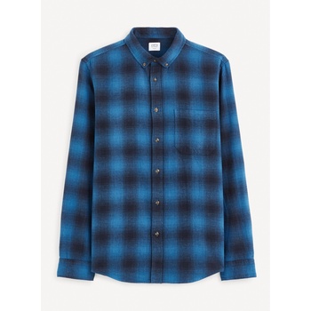 Celio Синя мъжка карирана риза Celio Fabuche Celio | Sin | МЪЖЕ | S