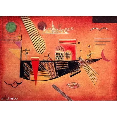 Obrazy - Kandinsky, Wassily: Whimsical - reprodukce obrazu