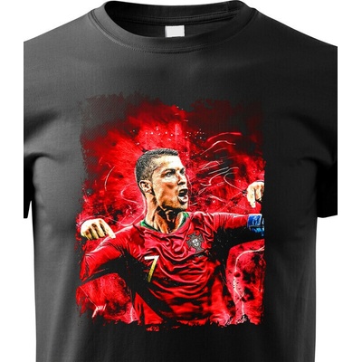 Dětské tričko Cristiano Ronaldo ČernáCanvas Dětské tričko Bezvatriko.cz 3000