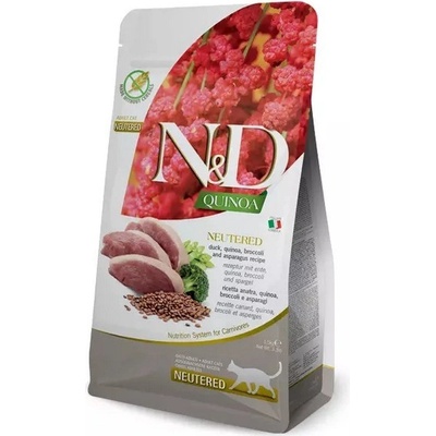 N&D CAT QUINOA adult neutered duck 300 g