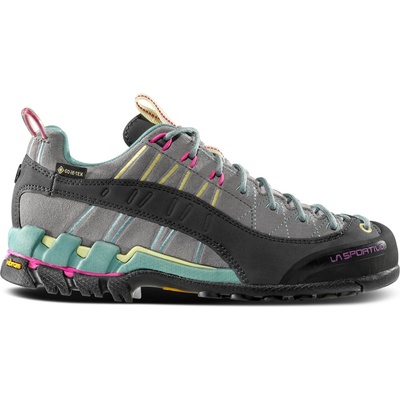 La Sportiva Дамски апроуч обувки La Sportiva Women's Hyper GTX Approach shoes - Grey / Juniper - размер 40, 5 (EU) (142-0026-0520)