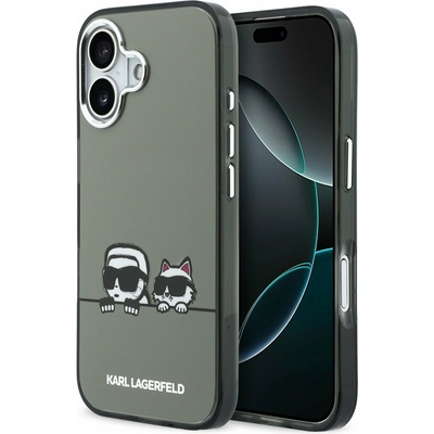 KARL LAGERFELD IML K&CH Heads Logo MagSafe Задний Чехол для iPhone 17 Black Karl Lagerfeld | Cheren | МЪЖЕ | UNI