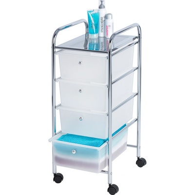 WENKO Koupelnový vozík se 4 úložnými boxy Messina – Zboží Dáma