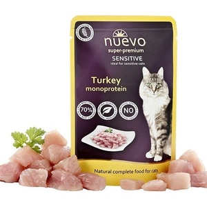 nuevo Капсула NUEVO CAT Sensitive Turkey Monoprotein 85 г