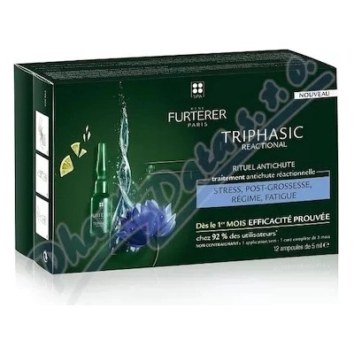 René Furterer Triphasic Reactional sérum proti náhlemu vypadávaniu vlasov 12 x 5 ml