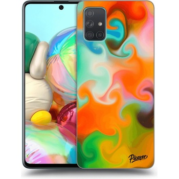 Pouzdro Picasee silikonové Samsung Galaxy A71 A715F - Juice černé