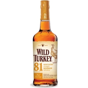 Wild Turkey 81 40,5% 0,7 l (holá láhev)