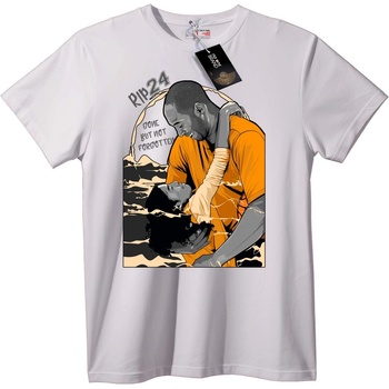 NOONEBRAND Тениска Почит RIP24 - M, White