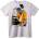 NOONEBRAND Тениска Почит RIP24 - M, White
