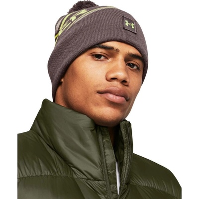 Under Armour pánský kulich Halftime Pom beanie ash taupe