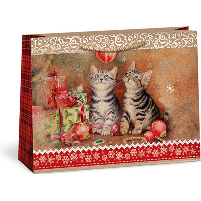 ARGUS Darčeková papierová taška (24.3 x 18.3 cm) - Mačiatka 08440088